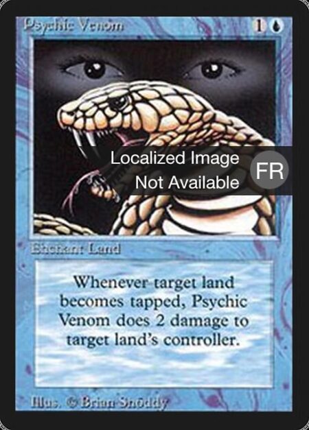 Psychic Venom - Enchant land