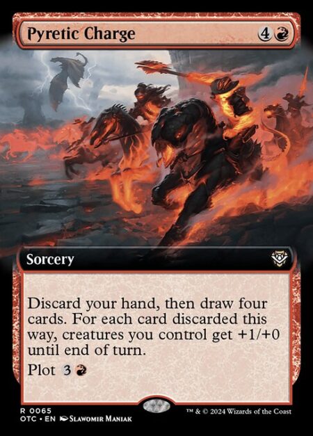 Pyretic Charge - Discard your hand