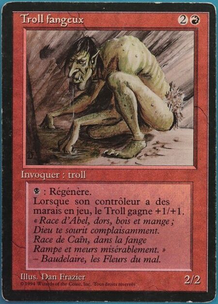 Sedge Troll - Sedge Troll gets +1/+1 as long as you control a Swamp.