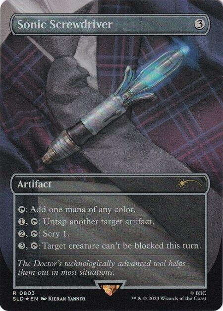 Sonic Screwdriver - {T}: Add one mana of any color.