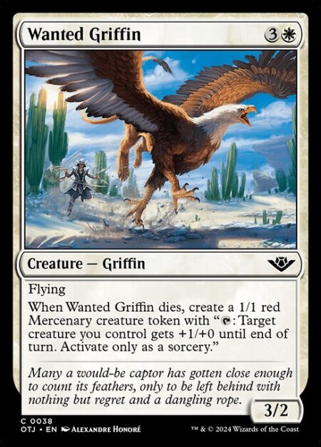 Wanted Griffin - Flying