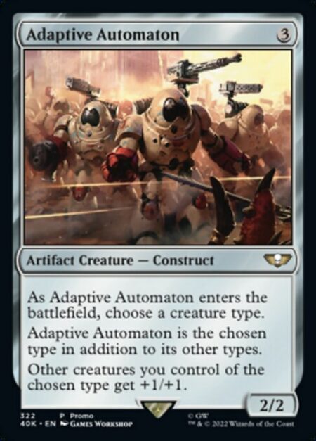 Adaptive Automaton - As Adaptive Automaton enters the battlefield