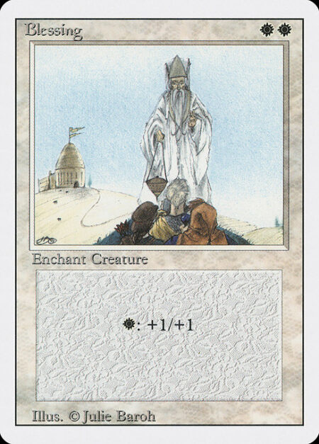 Blessing - Enchant creature