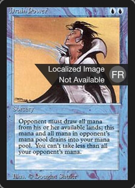 Drain Power - Target player activates a mana ability of each land they control. Then that player loses all unspent mana and you add the mana lost this way.