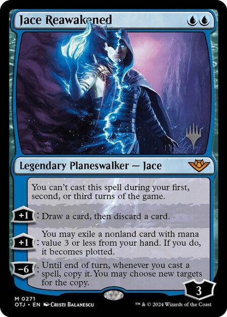 Jace Reawakened - You can't cast this spell during your first