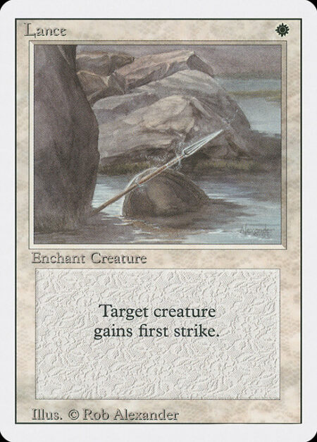 Lance - Enchant creature