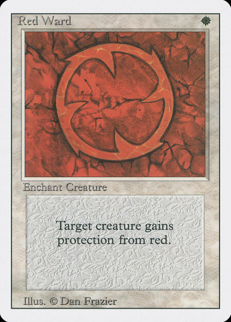 Red Ward - Enchant creature