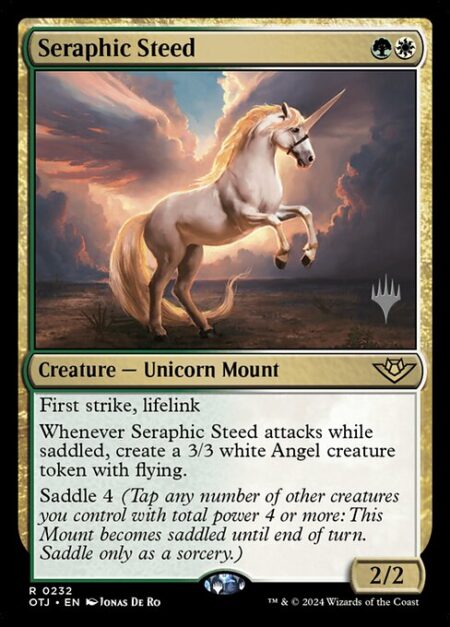 Seraphic Steed - First strike