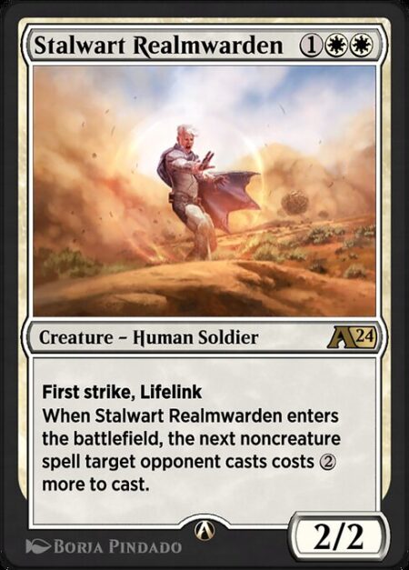 Stalwart Realmwarden - First strike