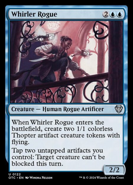 Whirler Rogue - When Whirler Rogue enters