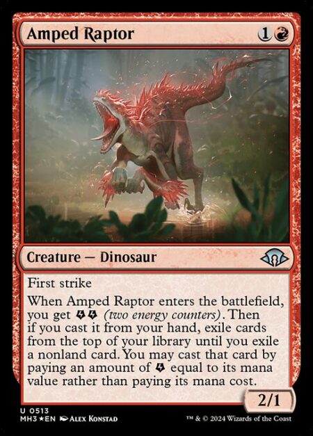 Amped Raptor - First strike