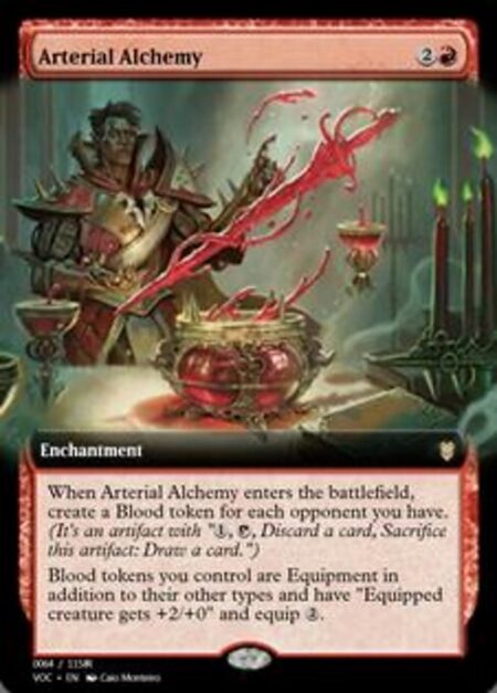 Arterial Alchemy - When Arterial Alchemy enters the battlefield