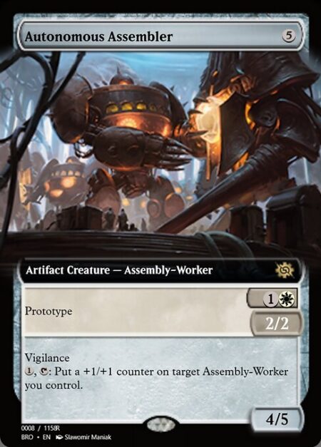 Autonomous Assembler - Prototype {1}{W} — 2/2 (You may cast this spell with different mana cost