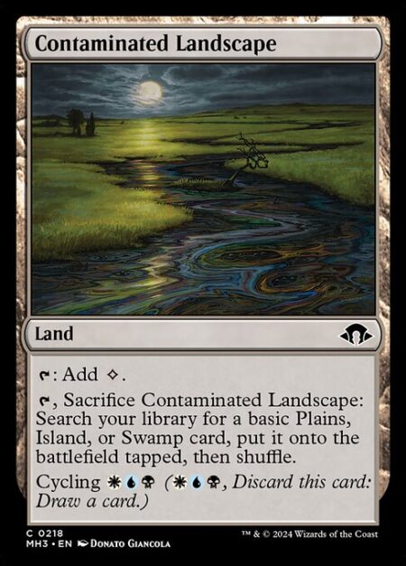 Contaminated Landscape - {T}: Add {C}.