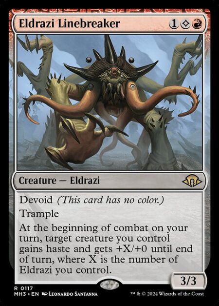 Eldrazi Linebreaker - Devoid (This card has no color.)