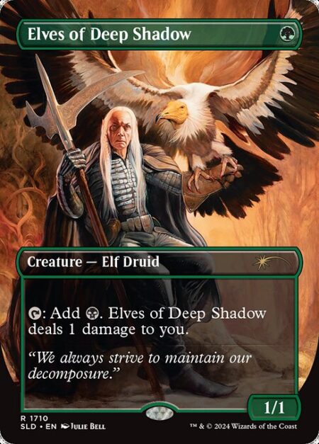 Elves of Deep Shadow - {T}: Add {B}. Elves of Deep Shadow deals 1 damage to you.