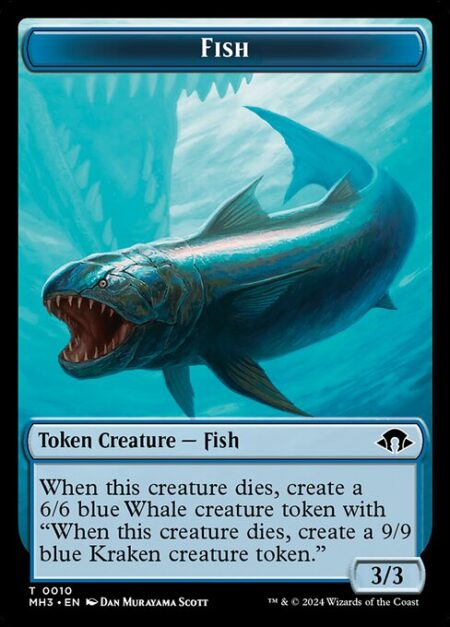 Fish - When this creature dies