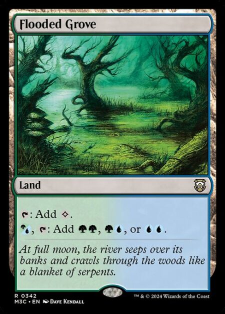 Flooded Grove - {T}: Add {C}.