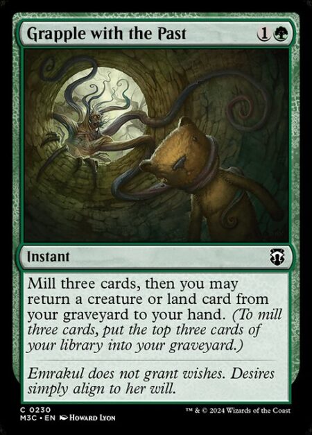 Grapple with the Past - Mill three cards