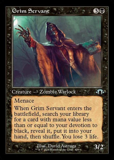 Grim Servant - Menace