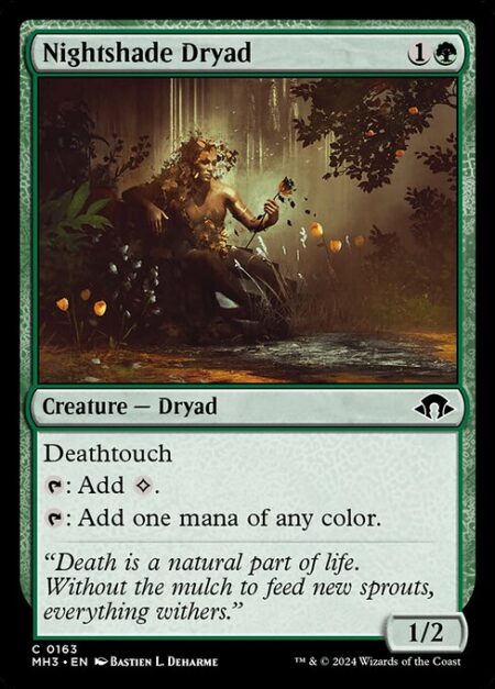 Nightshade Dryad - Deathtouch