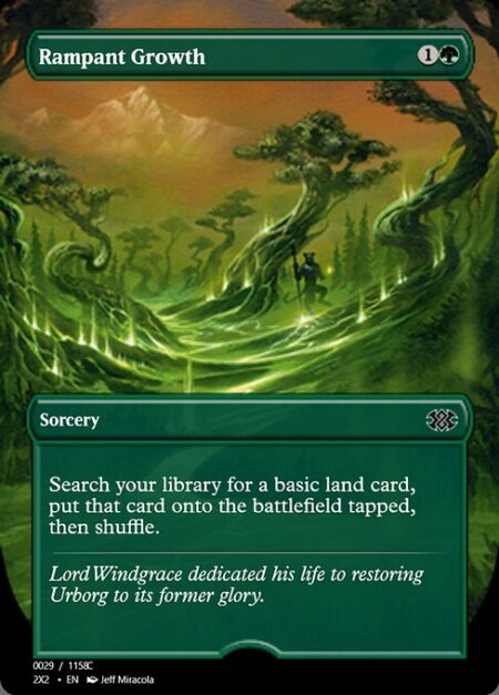 Rampant Growth - Search your library for a basic land card