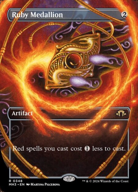 Ruby Medallion - Red spells you cast cost {1} less to cast.