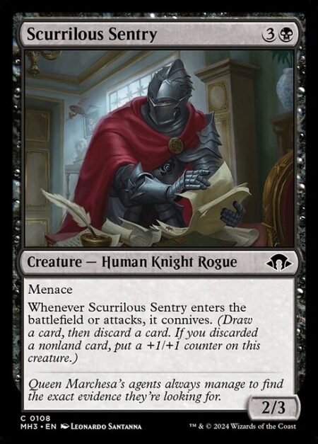 Scurrilous Sentry - Menace