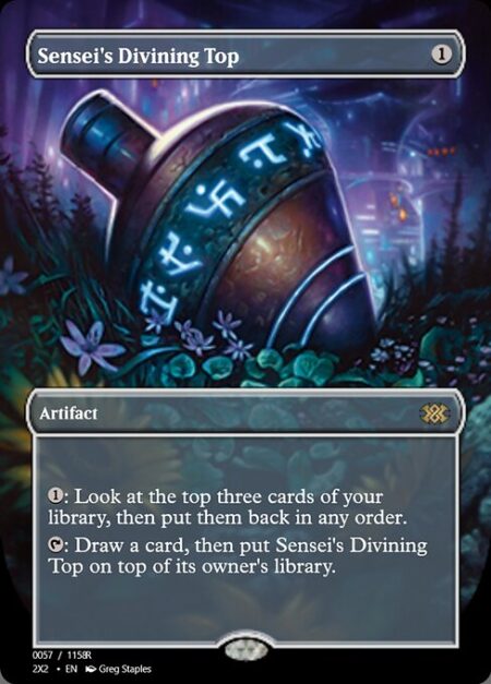 Sensei's Divining Top - {1}: Look at the top three cards of your library