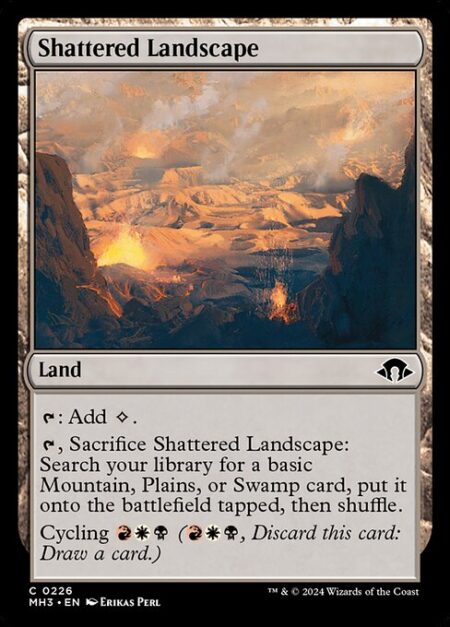 Shattered Landscape - {T}: Add {C}.