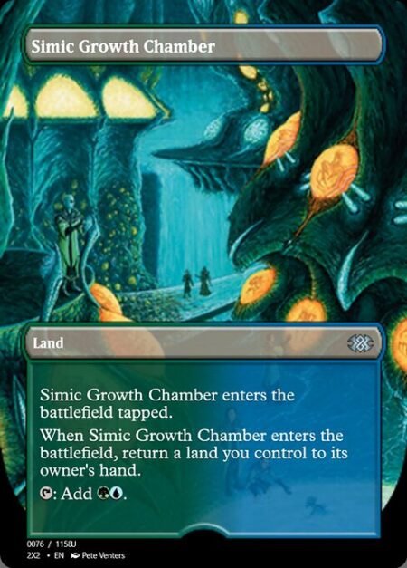 Simic Growth Chamber - Simic Growth Chamber enters the battlefield tapped.