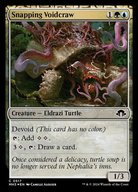 Snapping Voidcraw - Devoid (This card has no color.)