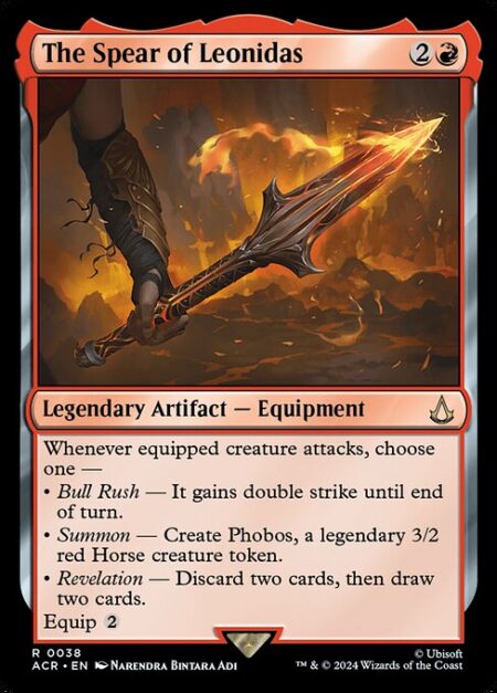 The Spear of Leonidas - Whenever equipped creature attacks