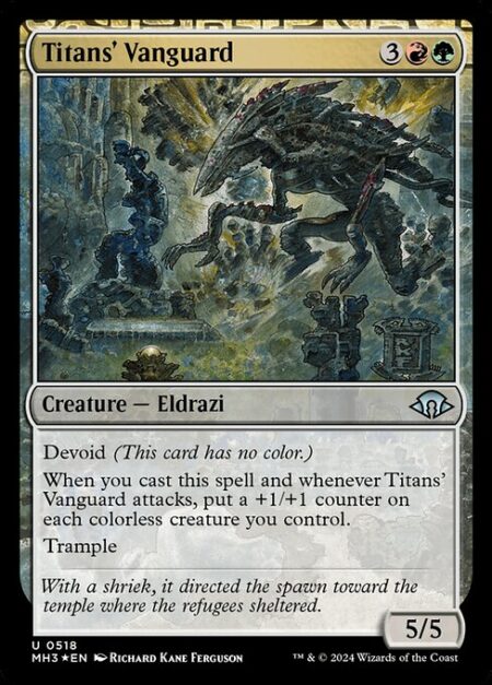 Titans' Vanguard - Devoid (This card has no color.)