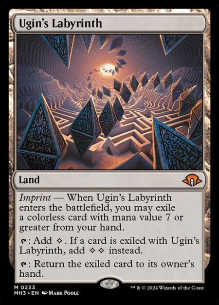 Ugin's Labyrinth - Imprint — When Ugin's Labyrinth enters