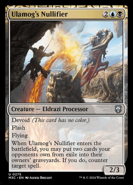 Ulamog's Nullifier - Devoid (This card has no color.)