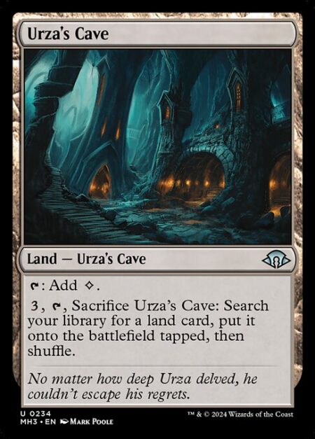 Urza's Cave - {T}: Add {C}.