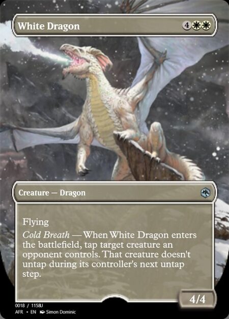 White Dragon - Flying