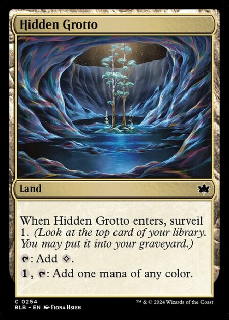 Hidden Grotto - When Hidden Grotto enters