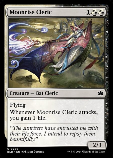 Moonrise Cleric - Flying