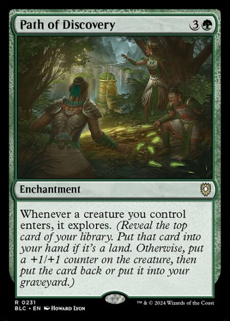 Path of Discovery - Whenever a creature you control enters