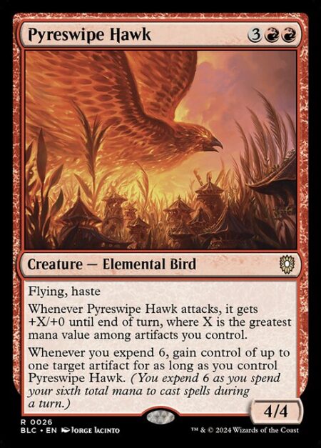 Pyreswipe Hawk - Flying