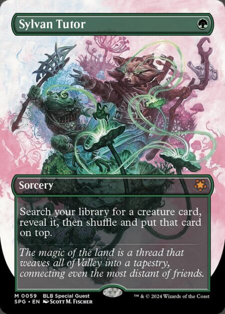 Sylvan Tutor - Search your library for a creature card