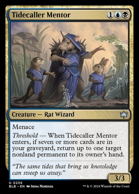 Tidecaller Mentor - Menace