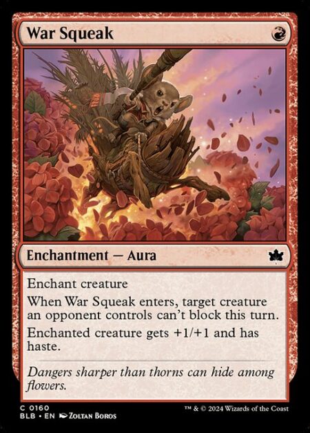 War Squeak - Enchant creature