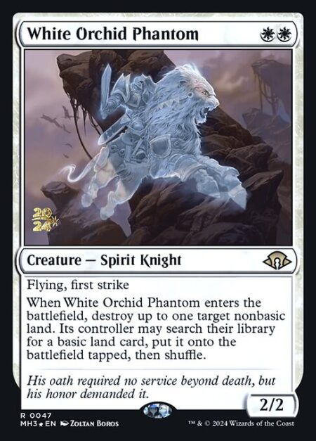 White Orchid Phantom - Flying