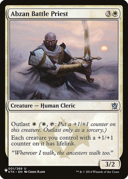 Abzan Battle Priest - Outlast {W} ({W}