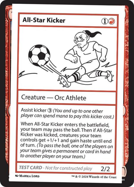 All-Star Kicker - Assist kicker {3} (You and up to one other player can spend mana to pay this kicker cost.)