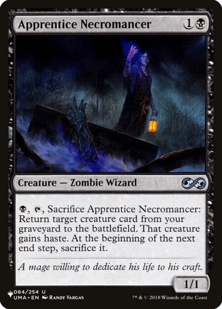 Apprentice Necromancer - {B}