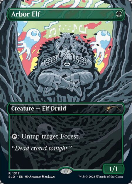 Arbor Elf - {T}: Untap target Forest.